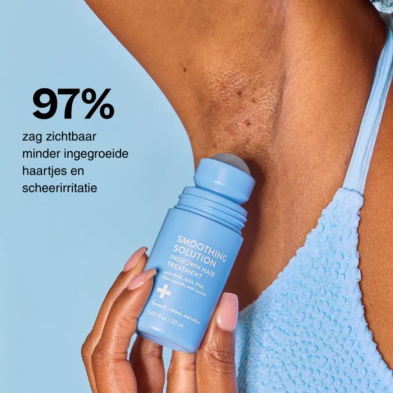 Luneo – Smooth Relief Roller | Tegen ingegroeide haren & irritatie