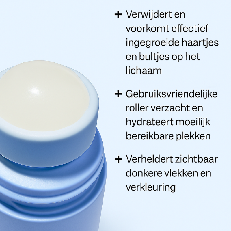 Luneo – Smooth Relief Roller | Tegen ingegroeide haren & irritatie