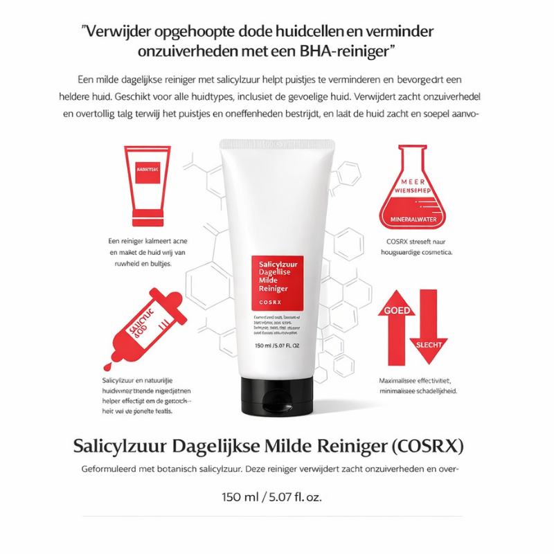 COSRX – Salicylic Acid Cleanser | Zuivert & Vermindert Onzuiverheden
