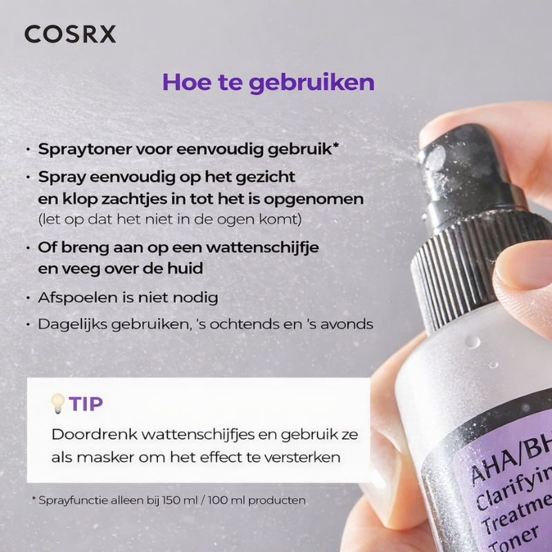 COSRX – Clarifying Treatment Toner | Zuivere & Gelijkmatige Huid