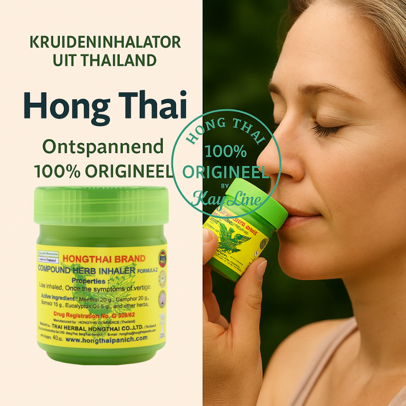 Hong Thai Herbal Inhaler – Verfris, Verlicht, Herstel